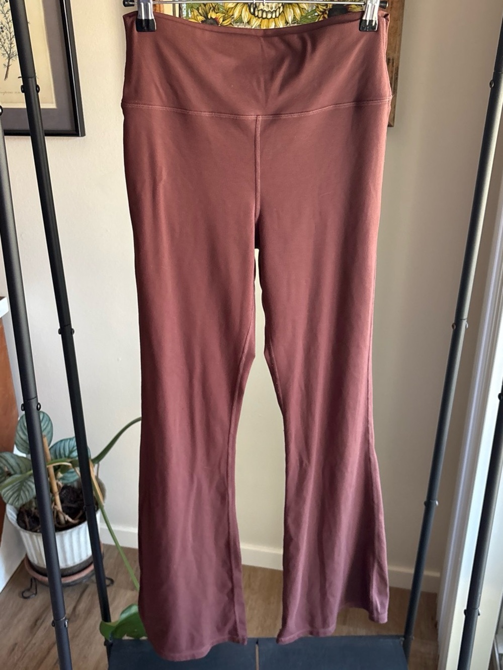 Women's Brown Boot Cut Flare Pants